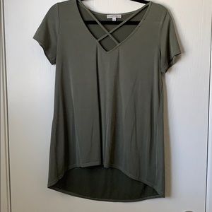 Green Suede T-shirt